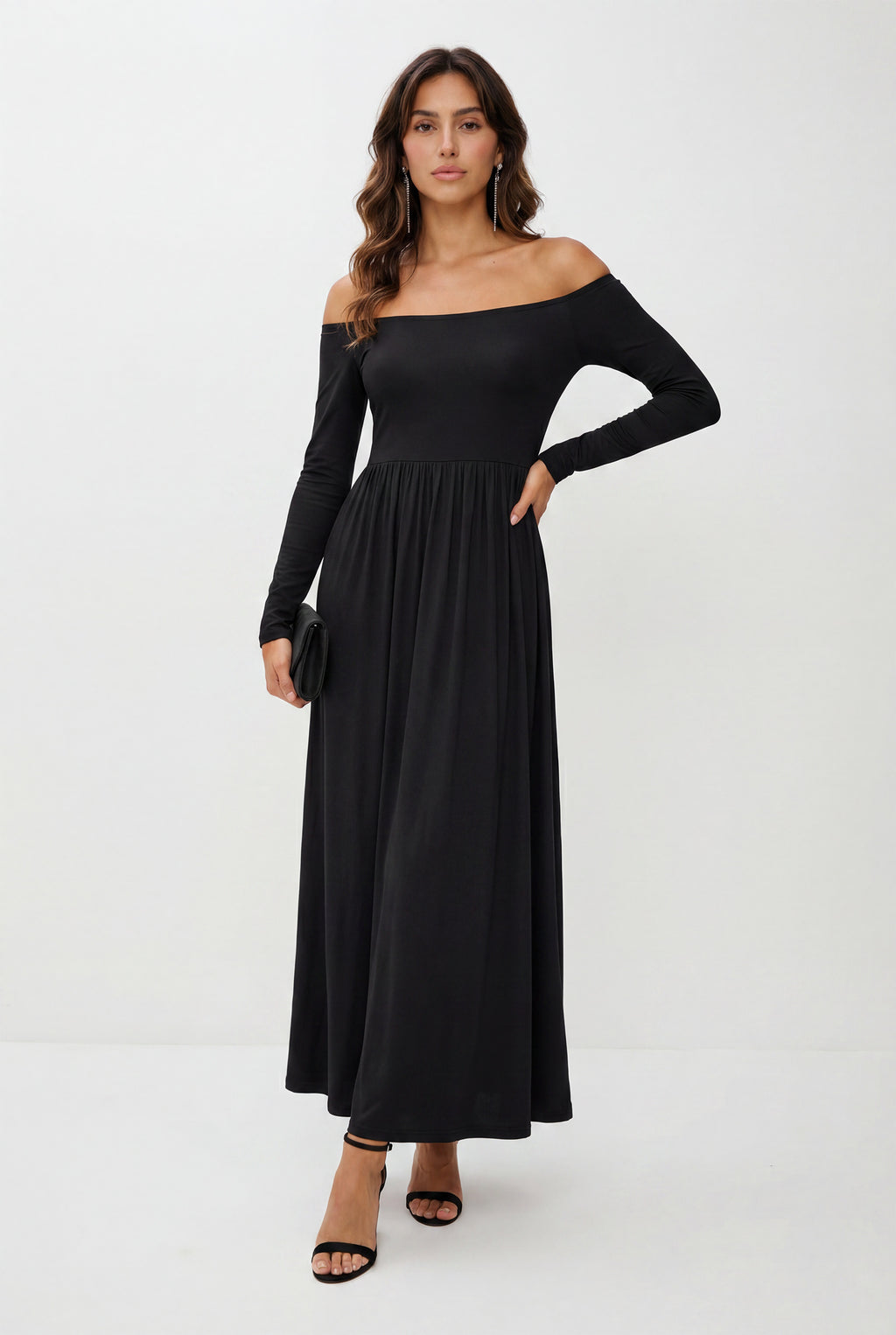Chicovar Women's Off-Shoulder Spring Maxi Dress