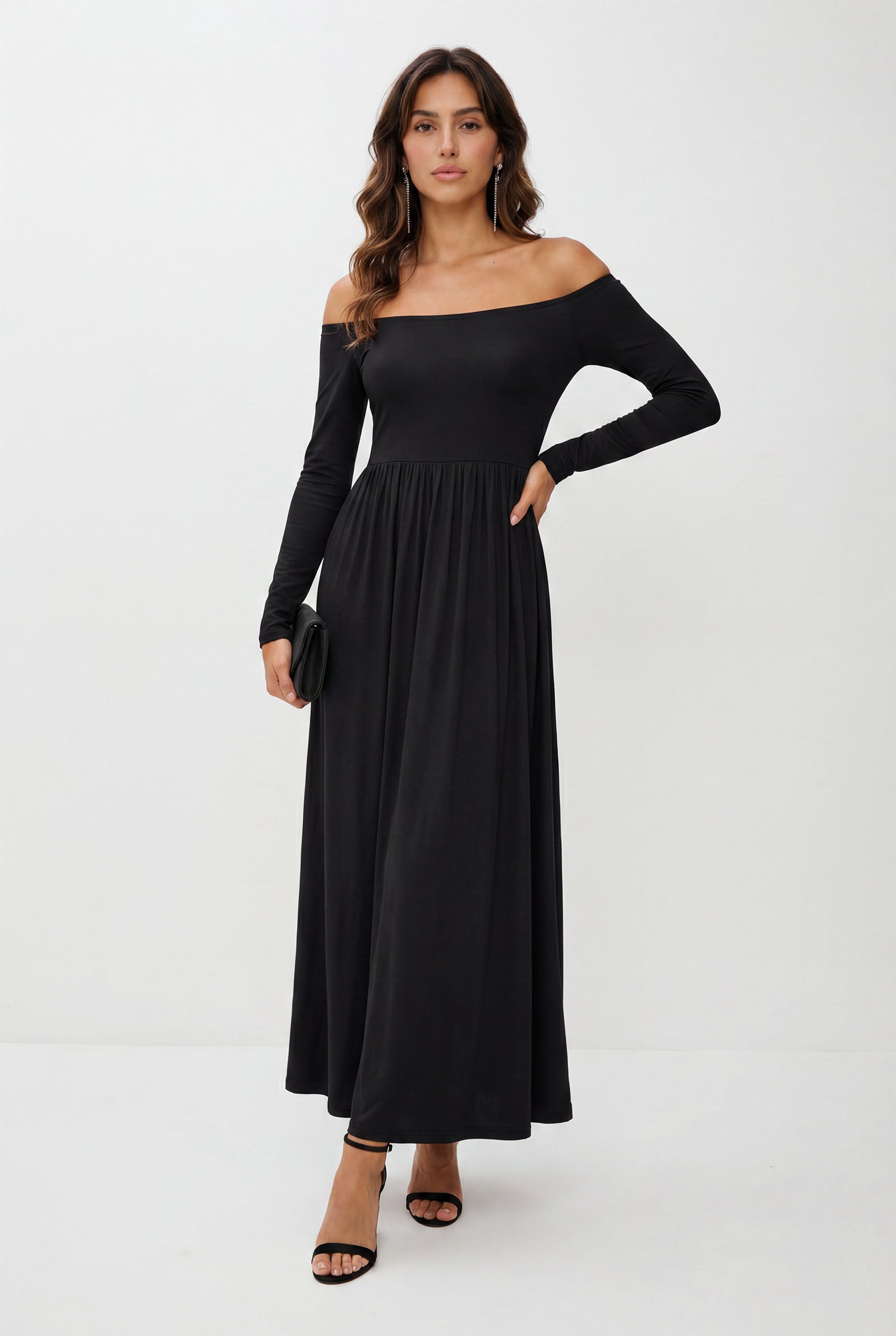Chicovar Women's Off-Shoulder Spring Maxi Dress