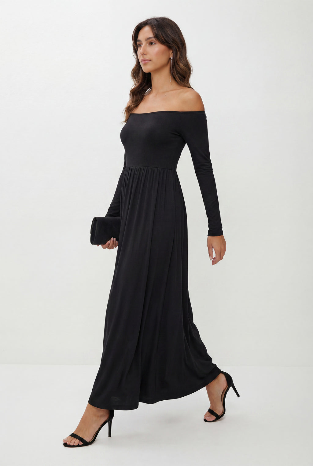 Chicovar Women's Off-Shoulder Spring Maxi Dress