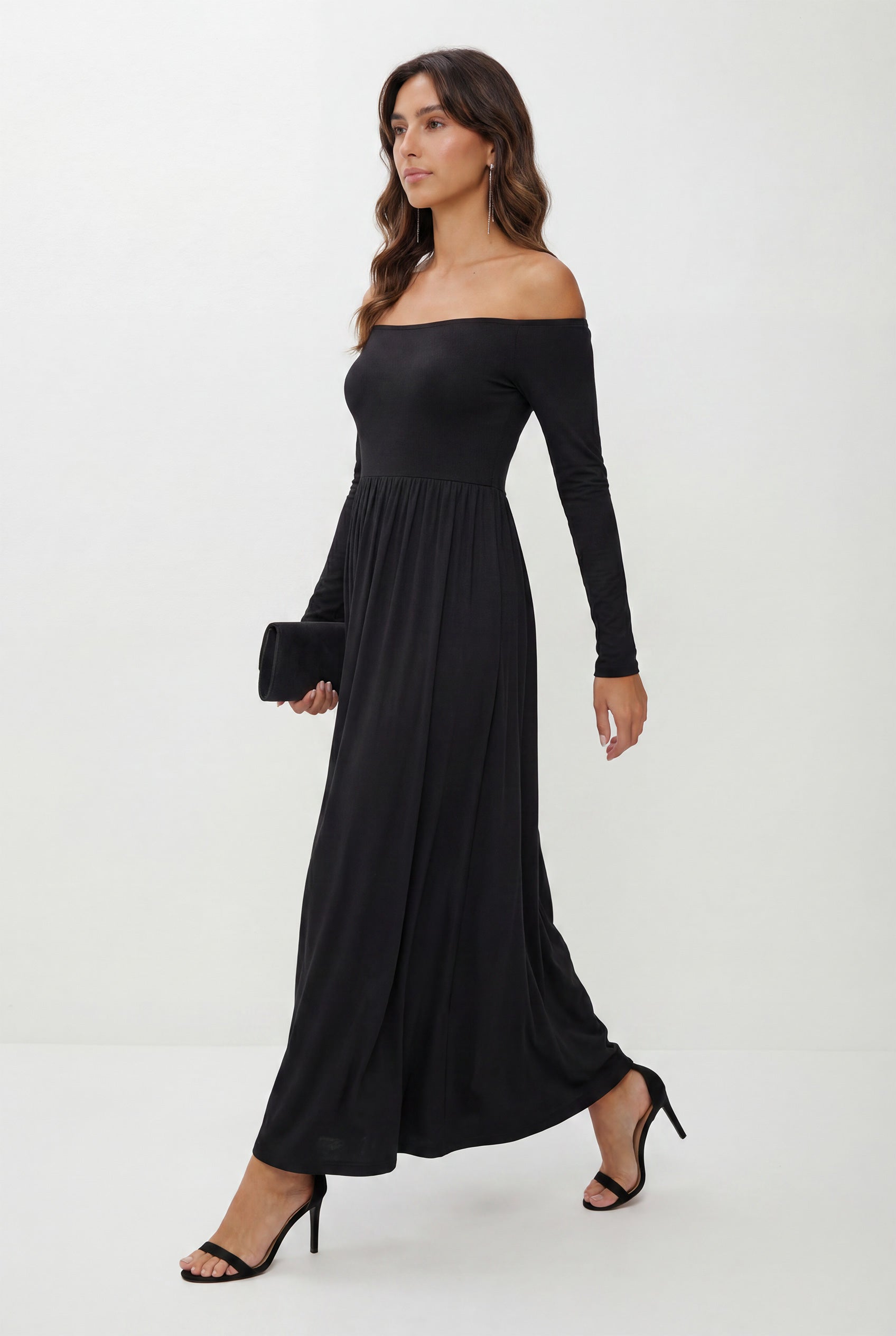 Chicovar Women's Off-Shoulder Spring Maxi Dress