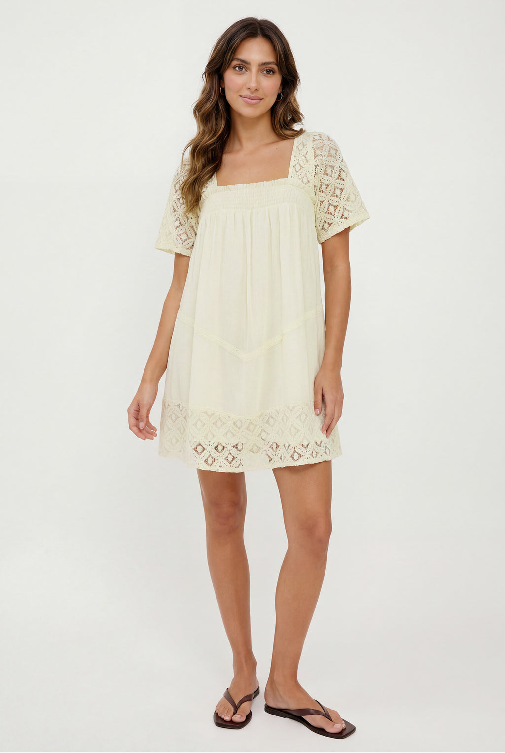 Chicovar Women's Short Sleeve Bohemian Vacation Summer Dress