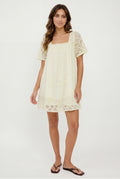 Chicovar Women's Short Sleeve Bohemian Vacation Summer Dress