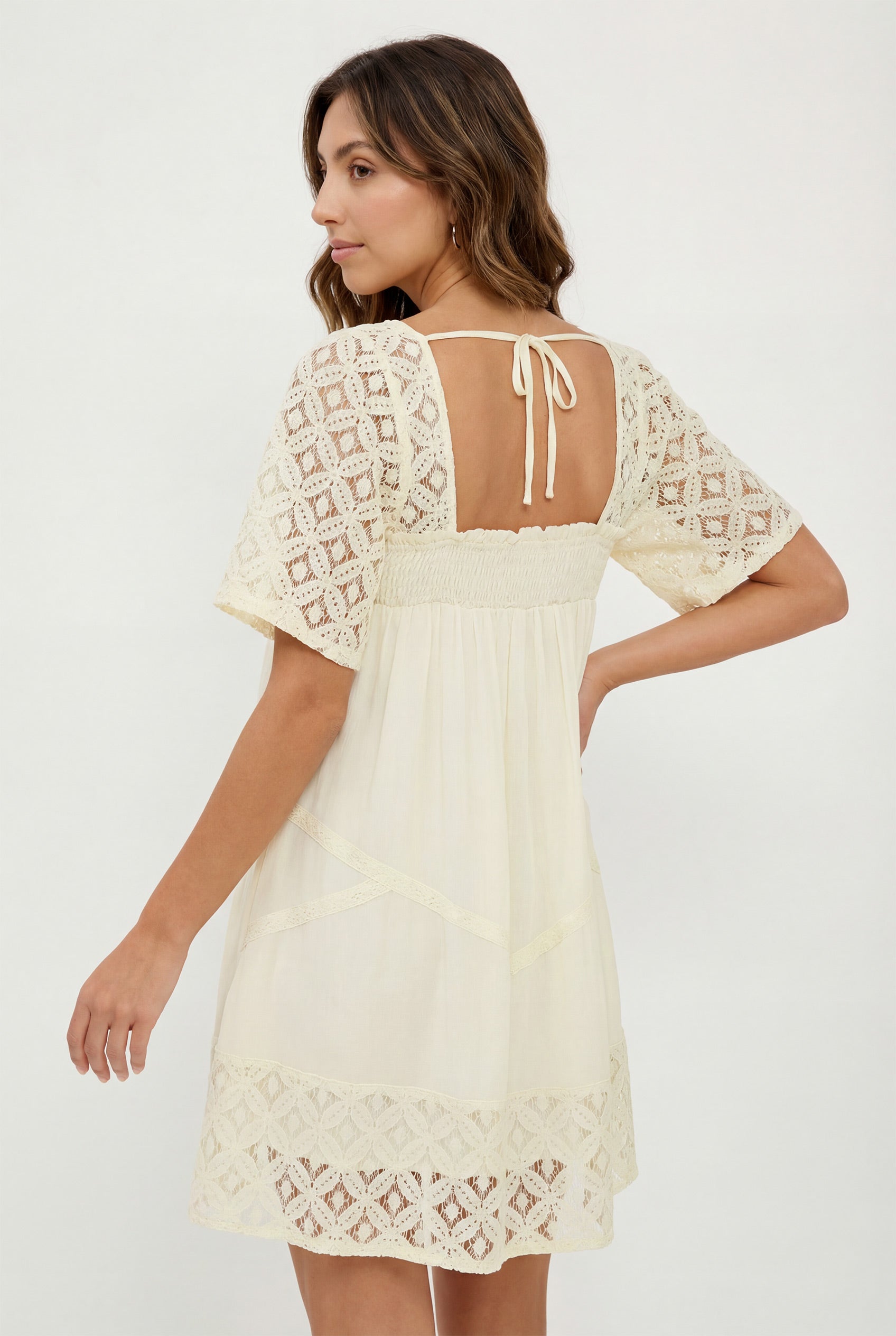 Chicovar Women's Short Sleeve Bohemian Vacation Summer Dress