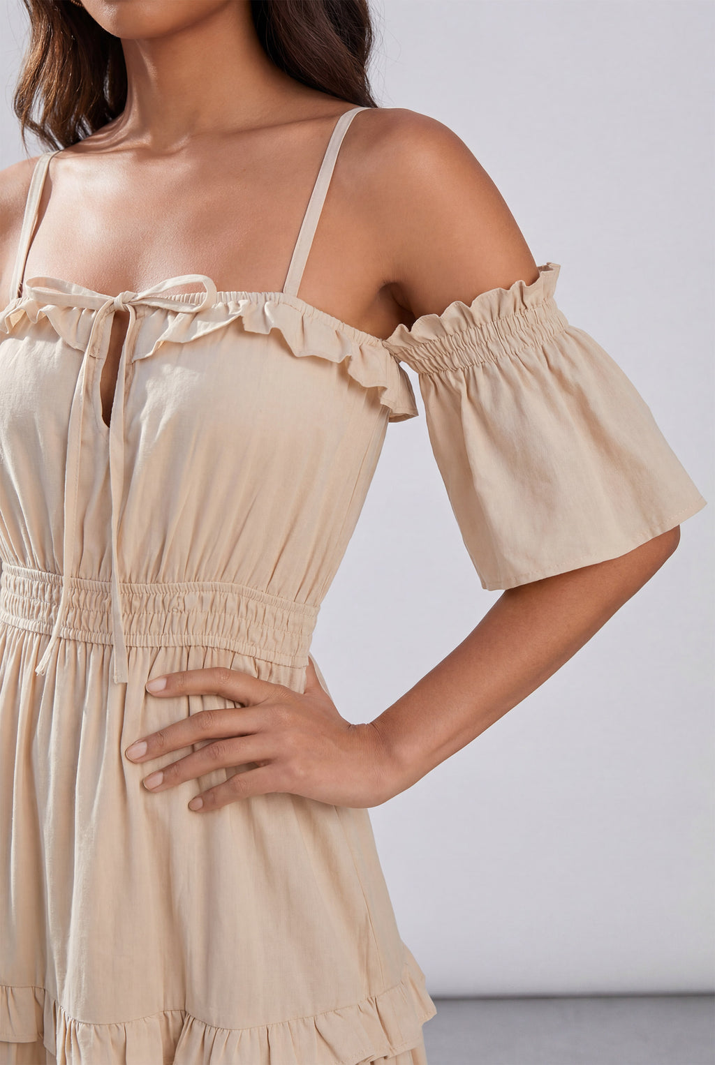 Chicovar Women's Boho Off Shoulder Summer Maxi Dress