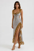 Chicovar Women's Floral Print Maxi Dress
