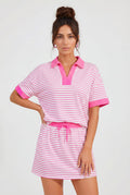 Chicovar Women's Striped 2 Piece Outfits Matching Lounge Sets