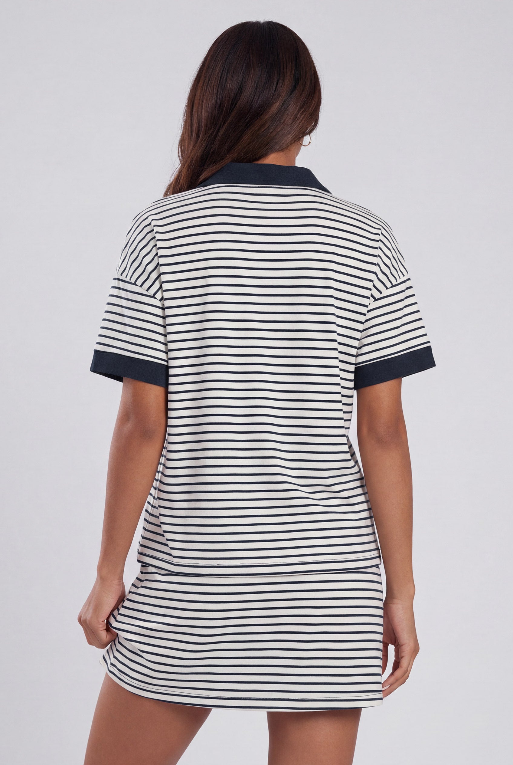 Chicovar Women's Striped 2 Piece Outfits Matching Lounge Sets